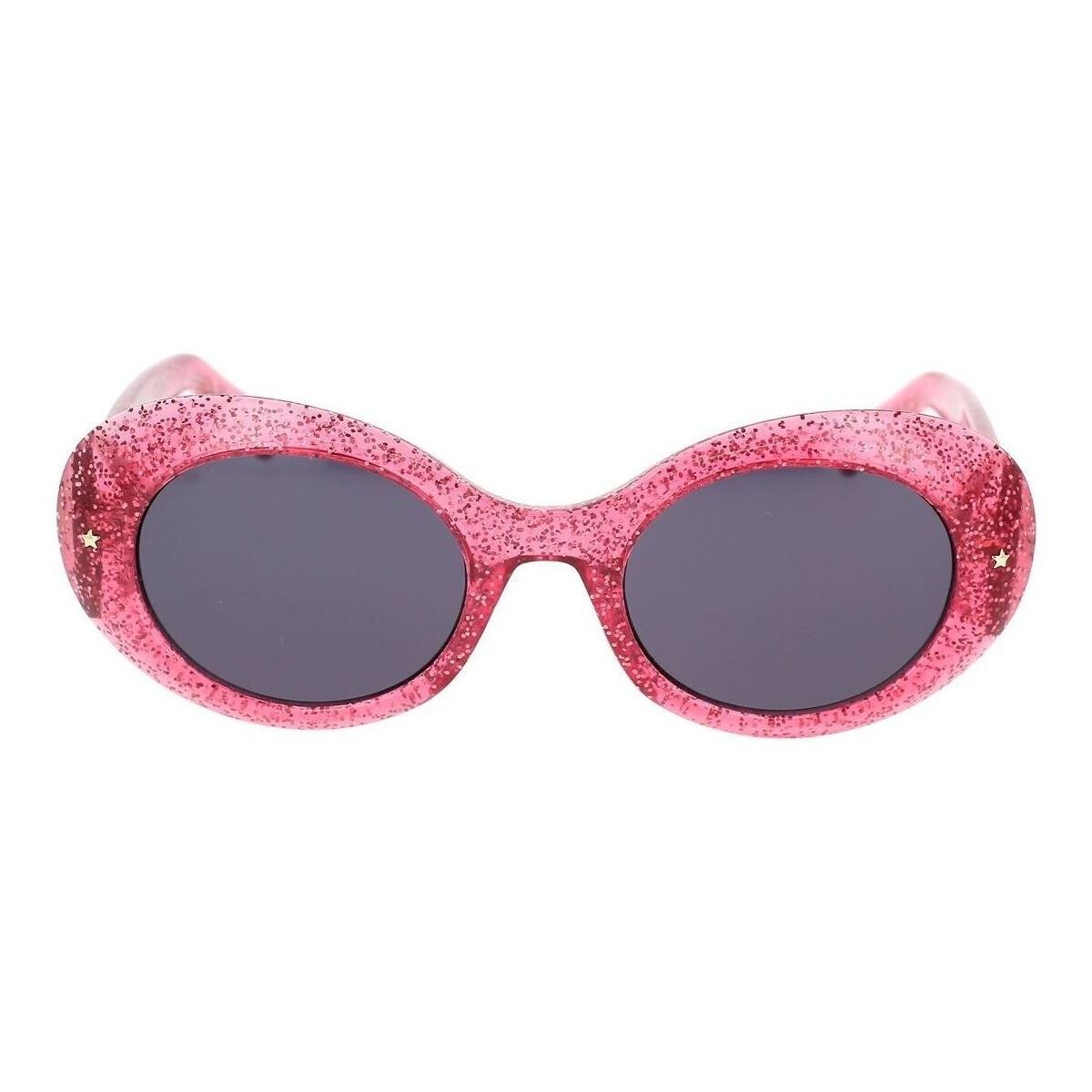 Hodinky & Bižuterie Ženy sluneční brýle Chiara Ferragni Occhiali da Sole  CF7004/S QR0 Glitter Růžová