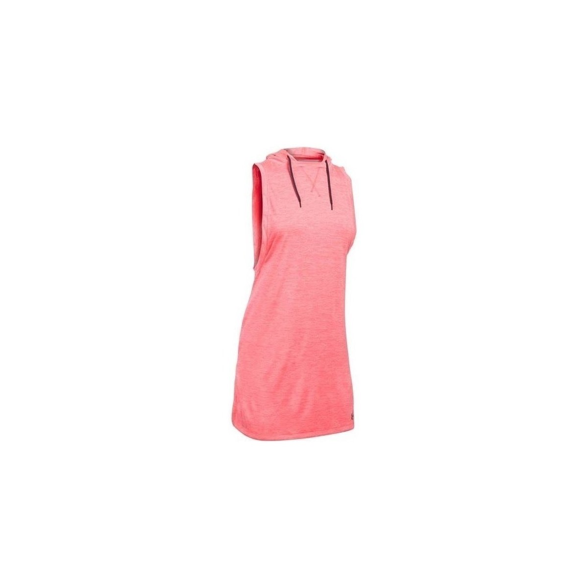 Textil Ženy Trička s krátkým rukávem Under Armour Koszulka Damska Tech Hooded Tunik Twist Różowy Růžová