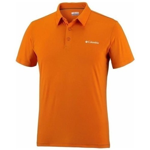 Textil Muži Trička s krátkým rukávem Columbia Koszulka Męska Triple Canyon Pomarańcz Oranžová