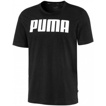 Textil Muži Trička s krátkým rukávem Puma Ess Tee Černá