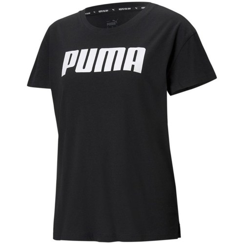 Textil Ženy Trička s krátkým rukávem Puma Tshirt Damski Rtg Logo Tee Černá