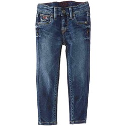 Textil Dívčí Rifle slim Pepe jeans  Modrá