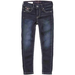 Textil Dívčí Rifle slim Pepe jeans  Modrá
