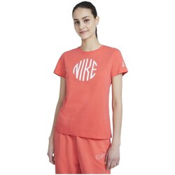 Textil Ženy Trička s krátkým rukávem Nike Logo Oranžová
