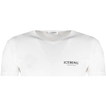 Textil Muži Trička s krátkým rukávem Iceberg ICE1UTS02 Bílá