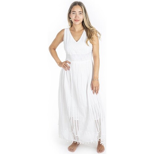 Textil Ženy Společenské šaty Isla Bonita By Sigris Šaty Bílá