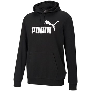 Textil Muži Mikiny Puma Essentials Big Logo Hoodie Černá
