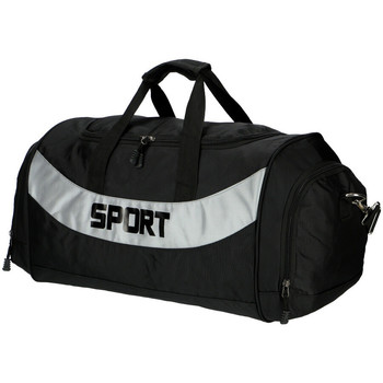 Made In China Sportovní tašky Středně velká černá sportovní taška Unisex 1810 M1 - ruznobarevne