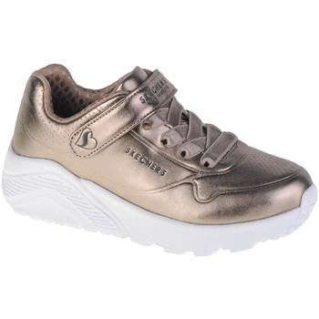 Boty Dívčí Nízké tenisky Skechers Uno Lite - Chrome Steps Stříbrná       
