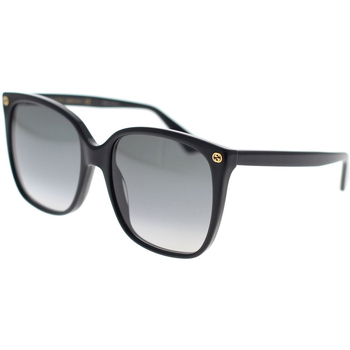 Hodinky & Bižuterie Ženy sluneční brýle Gucci Occhiali da Sole  GG0022S 001 Černá