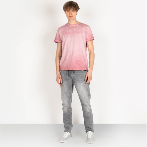 Textil Muži Trička s krátkým rukávem Pepe jeans PM504032 | West Sir Růžová