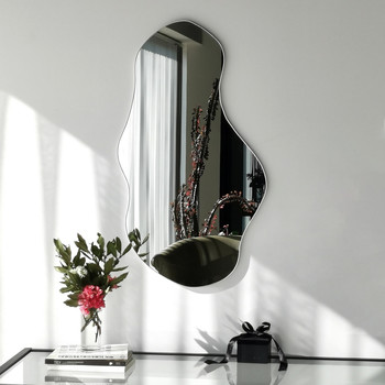 Bydlení Zrcadla Decortie Small Ayna 40x70 cm Bílá