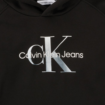 Calvin Klein Jeans GRADIENT MONOGRAM HOODIE Černá