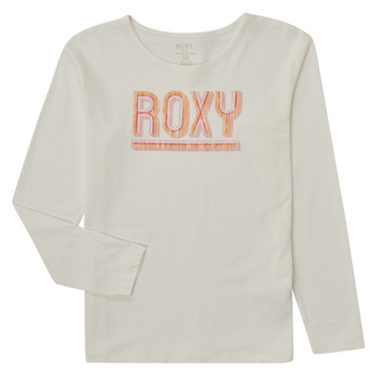 Textil Dívčí Trička s dlouhými rukávy Roxy THE ONE A Bílá