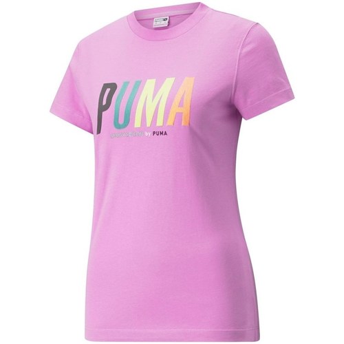 Textil Ženy Trička s krátkým rukávem Puma Swxp Graphic Růžová