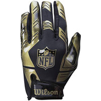 Textilní doplňky Muži Rukavice Wilson NFL Stretch Fit Receivers Gloves Černá