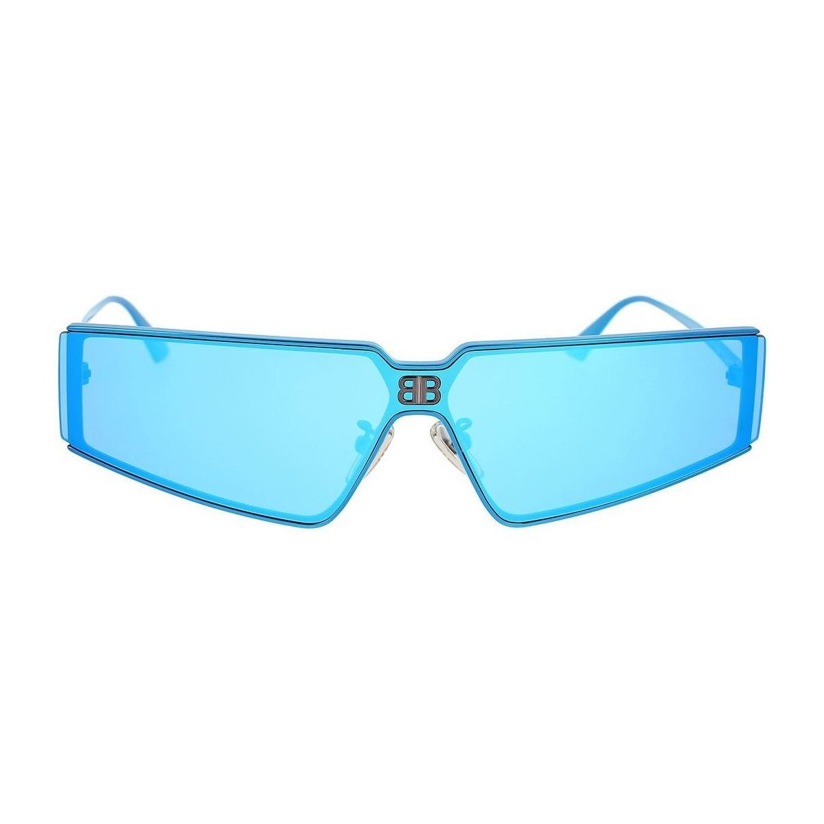 Hodinky & Bižuterie sluneční brýle Balenciaga Occhiali da Sole  BB0192S 003 Modrá