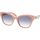 Hodinky & Bižuterie sluneční brýle McQ Alexander McQueen Occhiali da Sole  AM0353S 002 Růžová