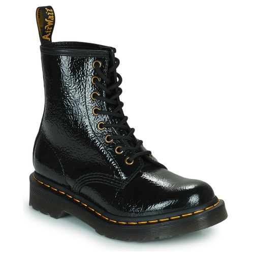 Boty Ženy Kotníkové boty Dr. Martens 1460 Distressed Patent Černá