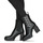 Boty Ženy Polokozačky Karl Lagerfeld VOYAGE VI Monogram Gore Boot Černá