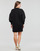 Textil Ženy Krátké šaty Karl Lagerfeld FABRIC MIX SWEATDRESS Černá