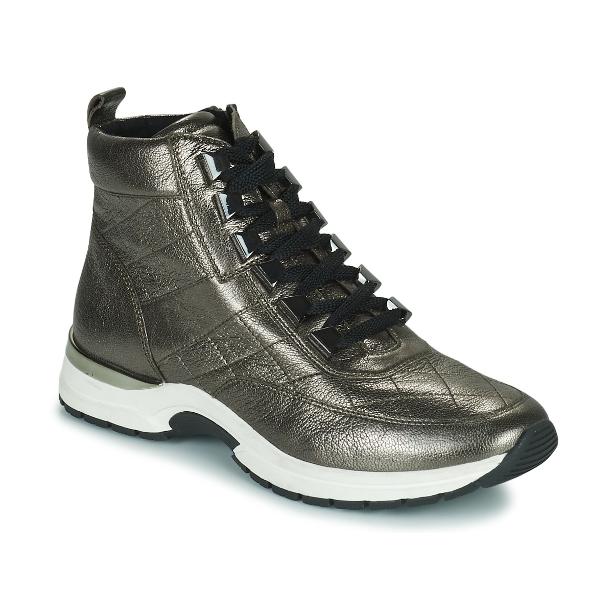 Boty Ženy Kotníkové boty Caprice 25256 Stříbrná       