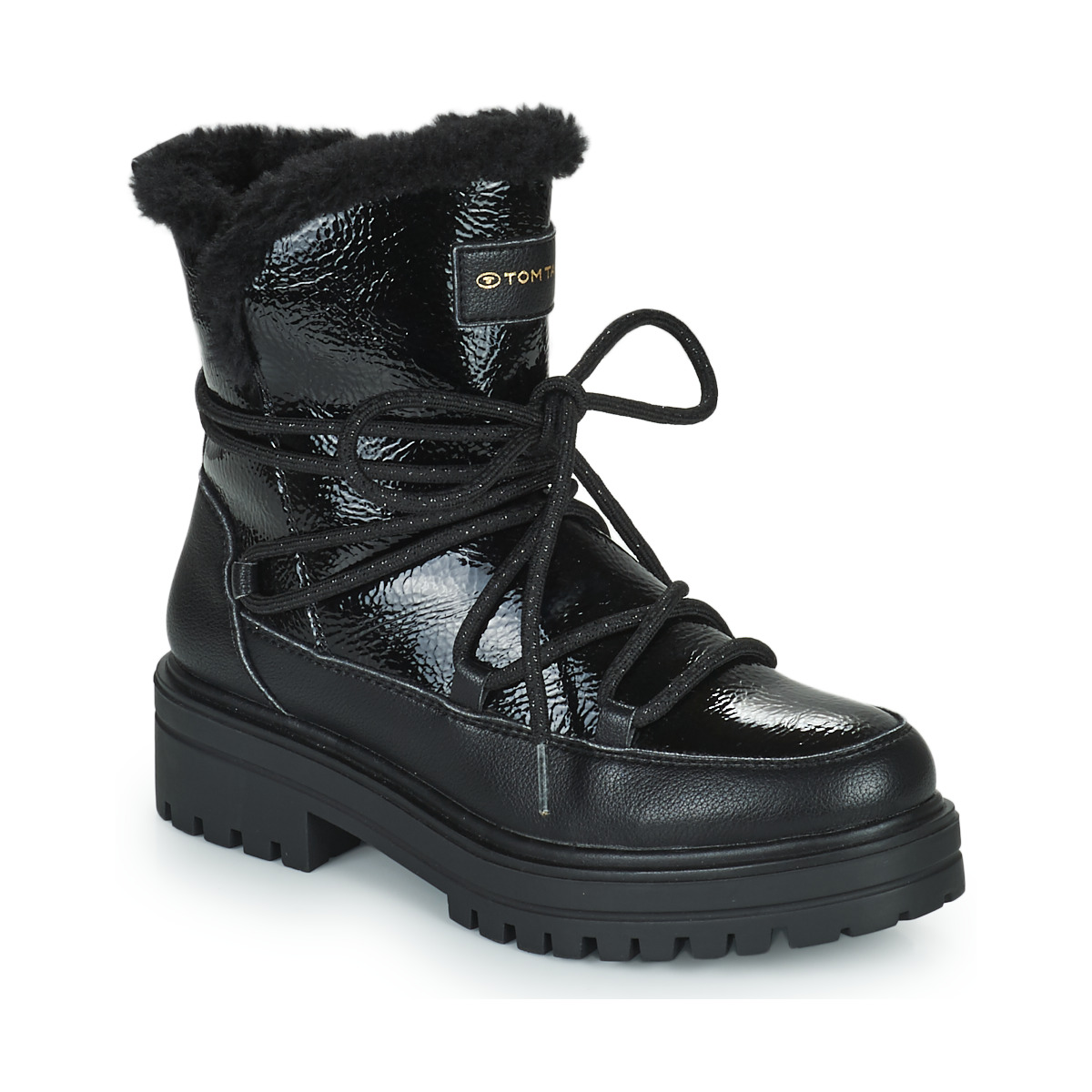 Boty Ženy Kotníkové boty Tom Tailor 4294807-BLACK Černá