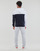 Textil Muži Teplákové bundy Le Coq Sportif SAISON 2 FZ N1 Tmavě modrá / Bílá
