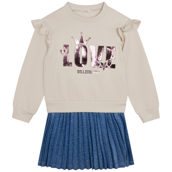 Textil Dívčí Krátké šaty Billieblush U12757-N78 Bílá / Modrá