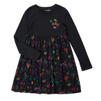 Textil Dívčí Krátké šaty Desigual CASIA Černá