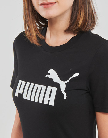 Puma ESS SLIM TEE DRESS Černá