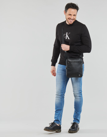 Calvin Klein Jeans CK INSTITUTIONAL CREW NECK Černá
