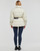 Textil Ženy Prošívané bundy Calvin Klein Jeans LOGO BELT WAISTED SHORT PUFFER Krémově bílá