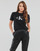 Textil Ženy Trička s krátkým rukávem Calvin Klein Jeans CORE MONOGRAM REGULAR TEE Černá