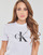 Textil Ženy Trička s krátkým rukávem Calvin Klein Jeans CORE MONOGRAM REGULAR TEE Bílá