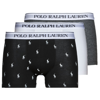 Spodní prádlo Muži Boxerky Polo Ralph Lauren CLASSIC TRUNK X3 Černá / Šedá / Bílá