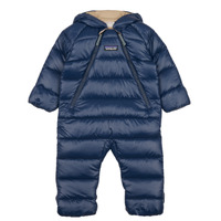 Textil Děti Overaly / Kalhoty s laclem Patagonia HI-LOFT DOWN SWEATER BUNTING Tmavě modrá