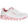 Boty Dívčí Šněrovací polobotky  & Šněrovací společenská obuv Skechers Uno Lite - Lovely Luv white-red-pink Bílá