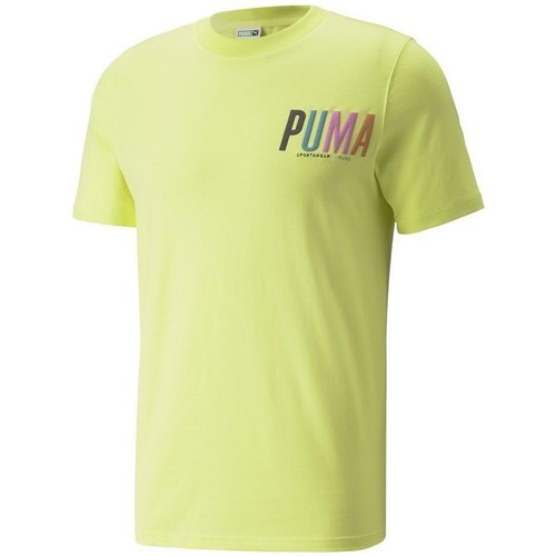 Textil Muži Trička s krátkým rukávem Puma Swxp Graphic Žlutá