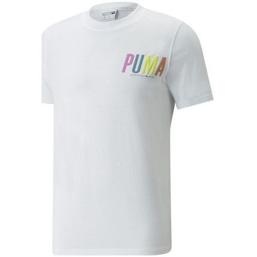 Textil Muži Trička s krátkým rukávem Puma Swxp Graphic Bílá