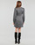 Textil Ženy Krátké šaty MICHAEL Michael Kors MK LOGO TIE HT MINI DRESS Černá / Béžová