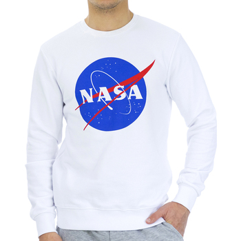 Textil Muži Mikiny Nasa NASA11S-WHITE Bílá