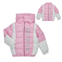 Textil Dívčí Prošívané bundy Guess H2BT01-WF090-G67D Růžová