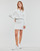 Textil Ženy Krátké šaty Tommy Jeans TJW TOMMY SIGNATURE HOODIE DRESS Bílá