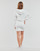 Textil Ženy Krátké šaty Tommy Jeans TJW TOMMY SIGNATURE HOODIE DRESS Bílá