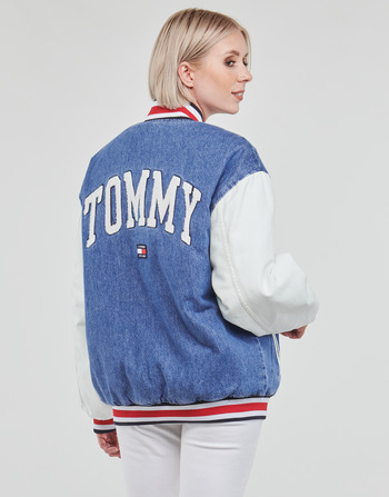 Textil Ženy Bundy Tommy Jeans DENIM LETTERMAN JACKET DF7018           