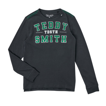 Textil Chlapecké Trička s dlouhými rukávy Teddy Smith T-PERDRO Tmavě modrá