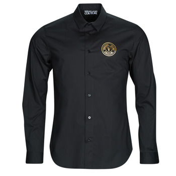 Textil Muži Košile s dlouhymi rukávy Versace Jeans Couture 73GAL2S7-899 Černá / Zlatá