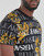 Textil Muži Trička s krátkým rukávem Versace Jeans Couture 73GAH6S0-G89 Černá / Bílá / Žlutá
