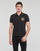 Textil Muži Polo s krátkými rukávy Versace Jeans Couture 73GAGT01-G89 Černá / Zlatá